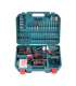 کیت دریل چکشی شارژی 20 ولت دو باطری 53 پارچه رونیکس مدل RS-8619