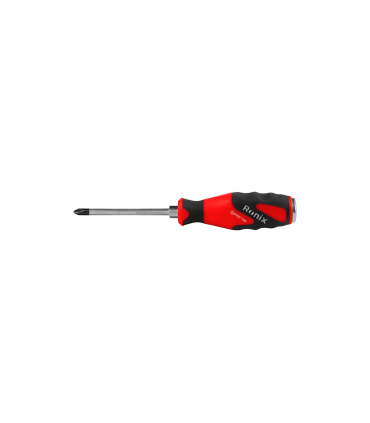 پیچ گوشتی دسته TPRضربه خور 2x100 میلی متری چهار سو رونیکس مدل RH-2970